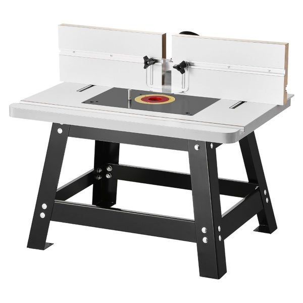 Benchtop Router Table 610x400 mm with Fence MDF Top Dust Collection Port Carousel 1