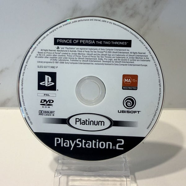 PS2 • Prince of Persia - The Two Thrones (Platinum) • Loose Disc Carousel 1