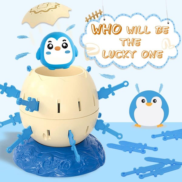 Mini Pop up Kids Board Games Pirate Bucket Plug-In Penguin Party Trick Carousel 1
