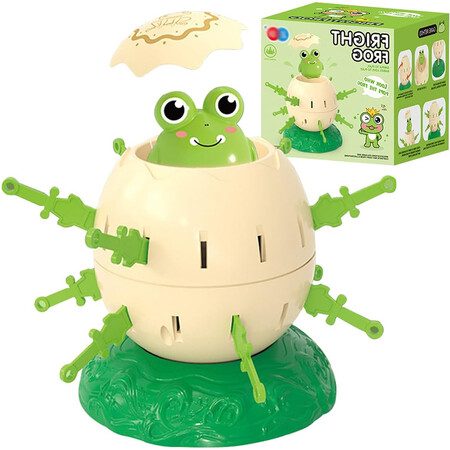 Mini Pop up Kids Board Games Pirate Bucket Plug-In Frog Party Trick Parent-Child Carousel 2