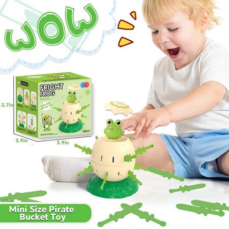 Kids Board Games Pirate Bucket Plug-In Frog Party Trick Carousel 1