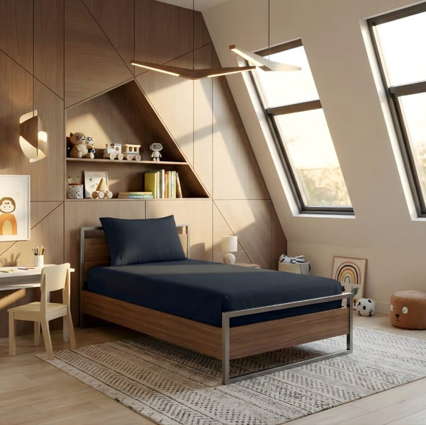 Organic Cotton Fitted & Pillow case Set Turbulence - No Flat Sheet Carousel 3