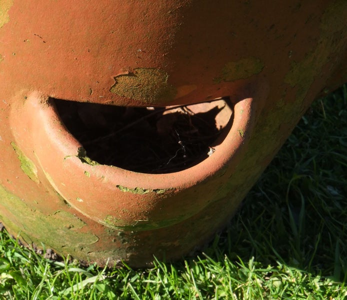 Large Terracotta Strawberry / herb planter pot. Carousel 3