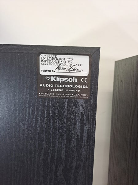 Klipsch SF2 Floor Standing Speakers (Pair) Carousel 5