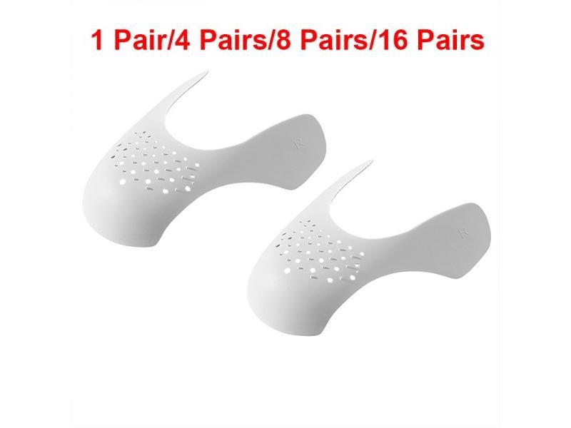 1/4/8/16Pairs Protector Shoe Anti Crease Bending Crack Toe Cap Support Shoe Carousel 2
