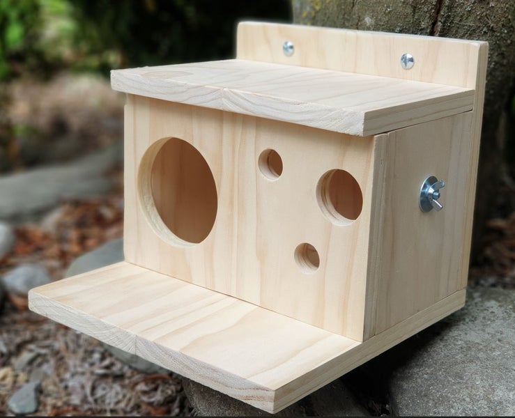 Wooden Cubby House for Chinchillas Carousel 1