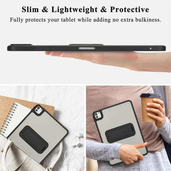 Thin Kickstand Case for iPad Pro 13" (M4/M5) 2024/2025 - Black Foldable Carousel 2