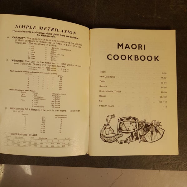 Maori Cookbook, 1977, great bit of New Zealand food history Carousel 2