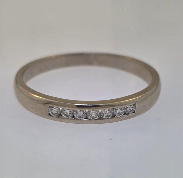 Modern White Gold & Diamond Eternity Ring + Valuation Carousel 2