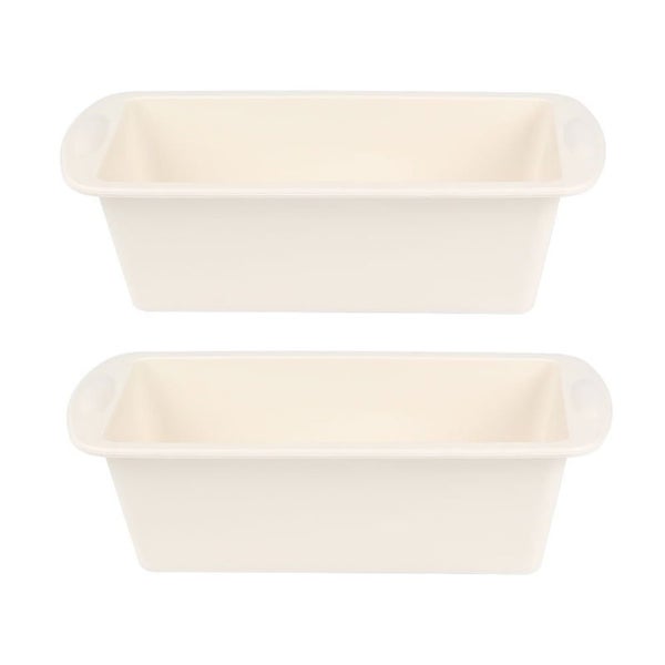 Silicone Mini Loaf Pan Set of 2, Non-Stick Easy Release Rectangle Silicone Mi Carousel 1