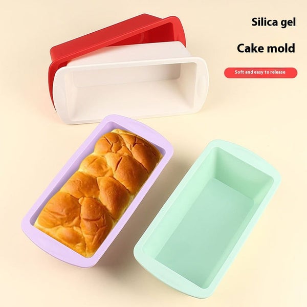 Silicone Mini Loaf Pan Set of 2, Non-Stick Easy Release Rectangle Silicone Mi Carousel 2