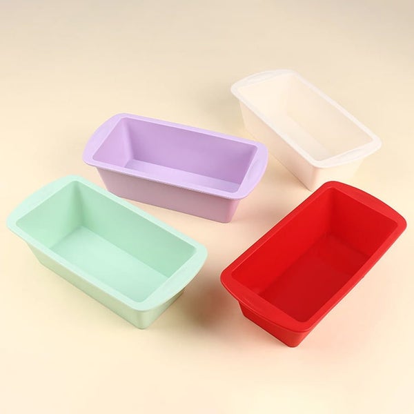 Silicone Mini Loaf Pan Set of 2, Non-Stick Easy Release Rectangle Silicone Mi Carousel 8