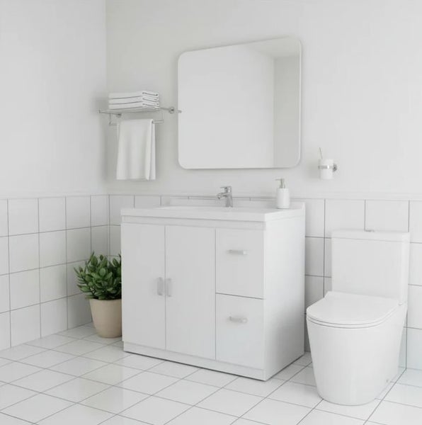 Vanity - Misty Series T1000F White - 100% Water Proof Carousel 1