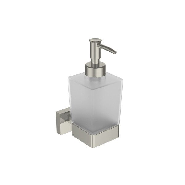 Bathroom Soap Dispenser – Brushed Nickel. Wall Mount Carousel 1