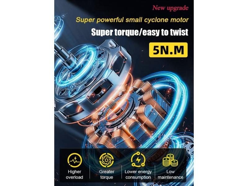 68 IN 1 Precision Electric Screwdriver Set 5 Levels Adjustable Comes Fill Light Carousel 2
