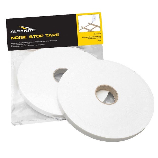 POLYCARBONATE NOISE STOP TAPE - 25m Carousel 1