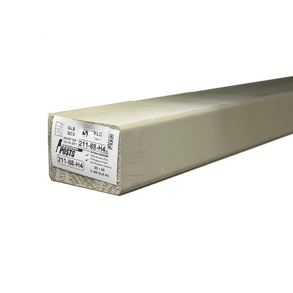 PINE LAMINATED VISUAL POST - GL8 H4 PP - 90 x 65mm - BUY PER LENGTH (5.4m) Carousel 2