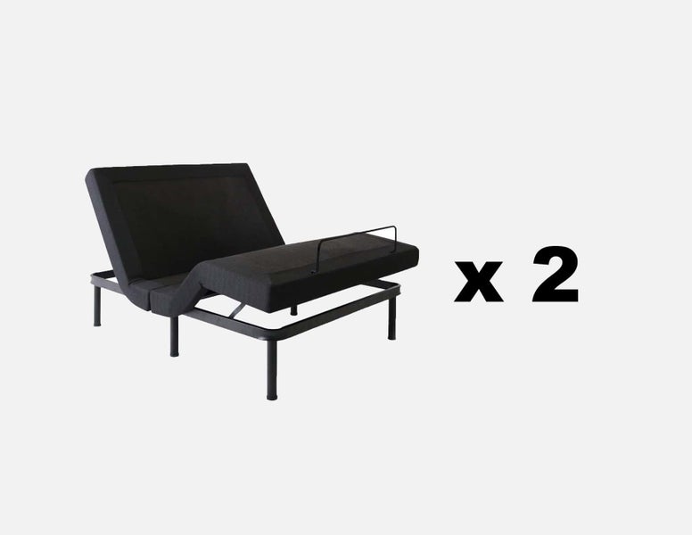 Electric Adjustable Bed Base Split Super King Size (Long Single x 2) Carousel 1