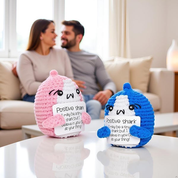 Emotional Support Crochet Dolls Handmade Positive Crochet Animals Gifts Emotiona Carousel 2