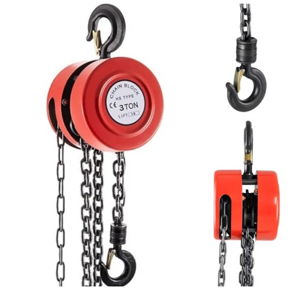 Chain Block & Tackle Hoist 3M 3Ton NZ Clearance Carousel 2