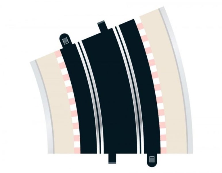 Slot Car Accessory - Scalextric R4 Curve 22.5deg 2 Carousel 1