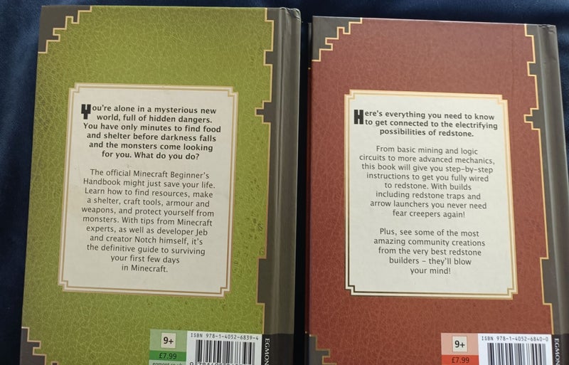 MINECRAFT, 2 Hardback handbooks (Beginner & Redstone), 2013 editions Carousel 2