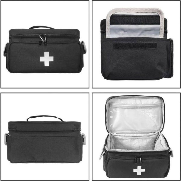 First Aid Bag,Medicine Bag Portable Family First Aid Box for Travel,Home,Office, Carousel 2