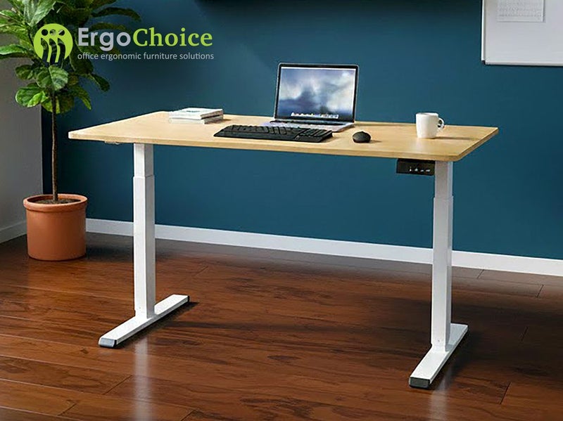 FlexiGO Electric Adjustable Standing Desk 140cm Carousel 1