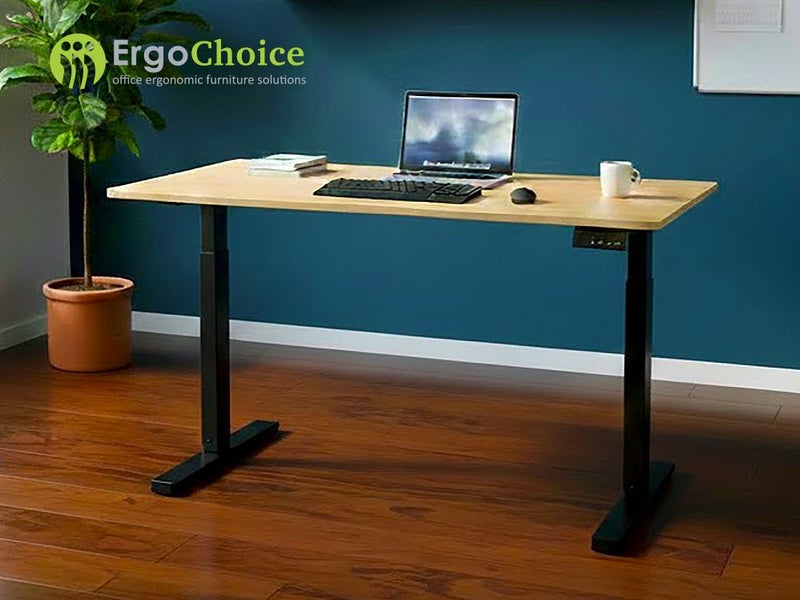 FlexiGO Electric Adjustable Standing Desk 140cm Carousel 1