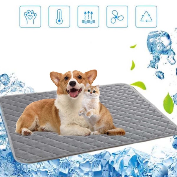 Dog Cooling Mat, Extra Large Cooling Mats for Dogs and Cats - No Water, Elect Carousel 8
