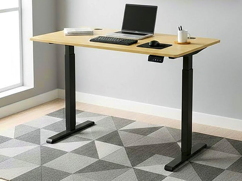 FlexiGO Electric Adjustable Standing Desk 120cm Carousel 2