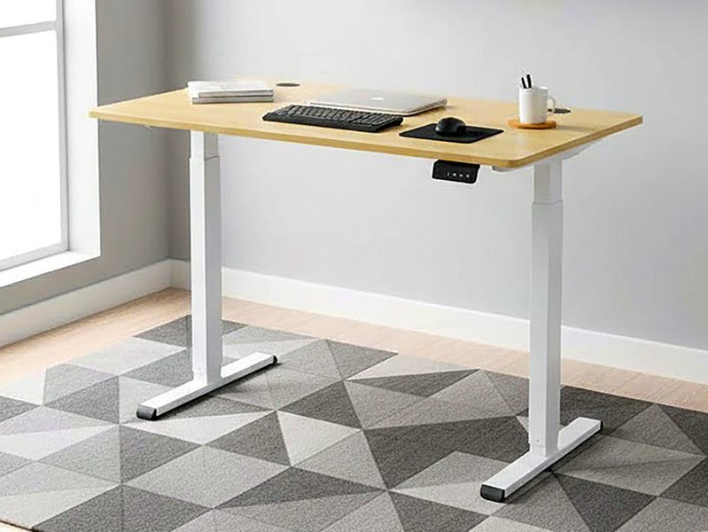 FlexiGO Electric Adjustable Standing Desk 120cm Carousel 2