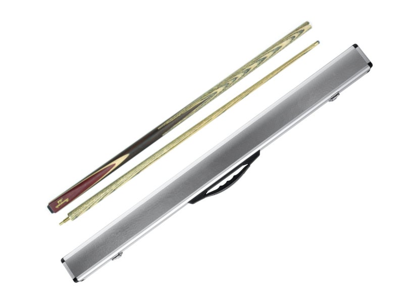 BARRACUDA High Grade Ash Pool Snooker Billiard Cue Aluminium Case Set Carousel 1