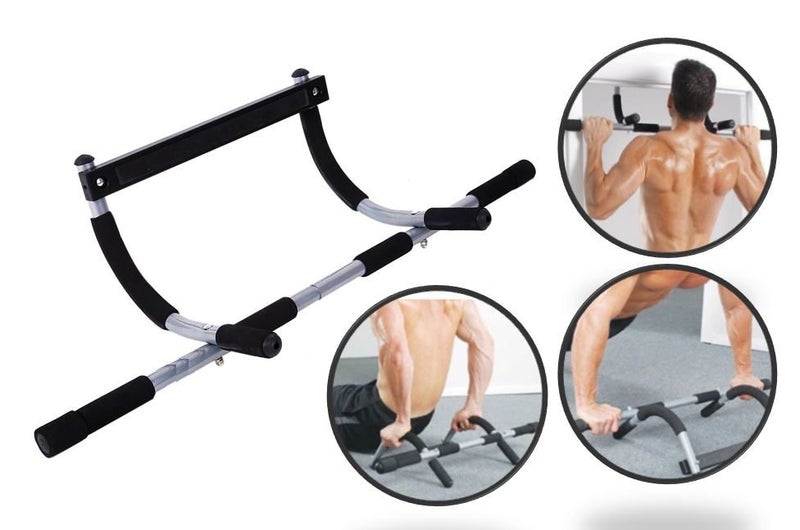 PTN Doorway Pull Up Bar workout GYM chin pull up sit up bar door way pullup Carousel 1
