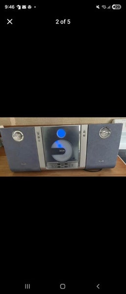 Vintage Philips MCD 230 micro mini hifi system Carousel 1