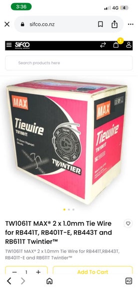 Tiewire- twintier -7 1/2 boxes Carousel 1