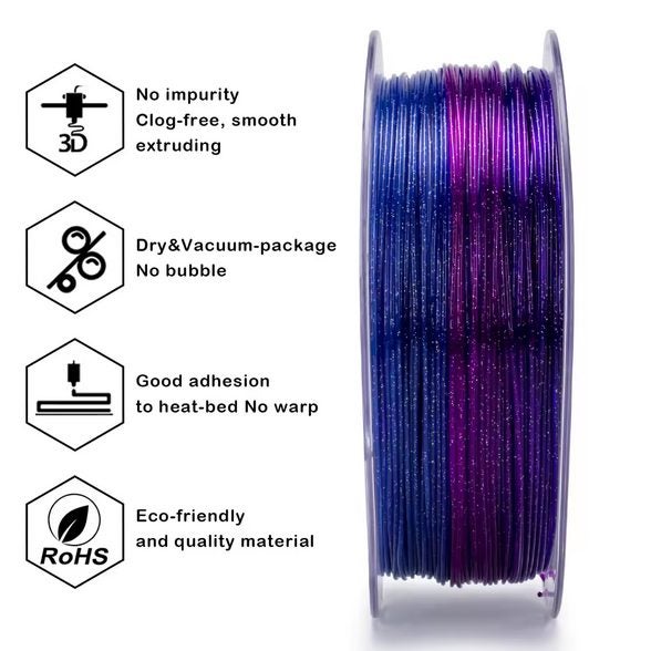 Ziro PLA Gradient Twinkling - Galaxy Carousel 6