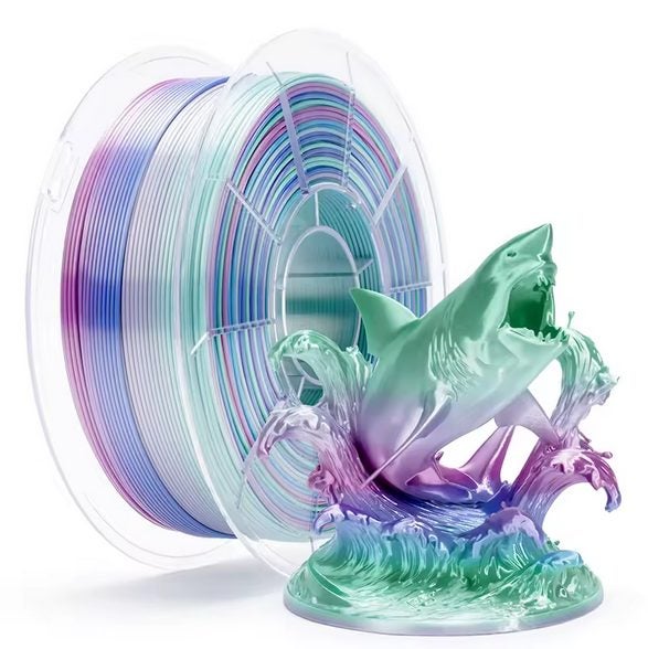 Ziro PLA Gradient Silk - Aqua Sky Carousel 2