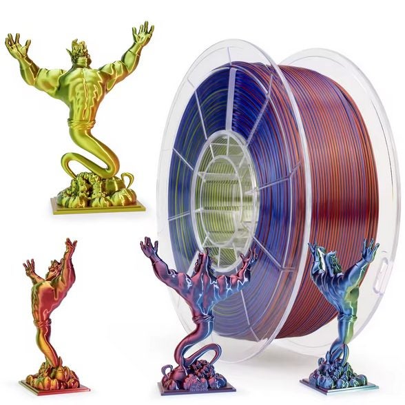 Ziro PLA Tri-Colour Silk - Aurora Carousel 2