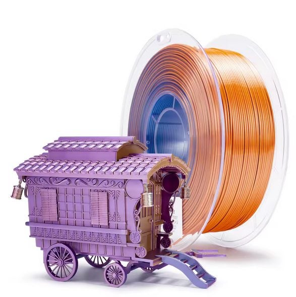 Ziro PLA Tri-Colour Silk - Moonlit Lake Carousel 2