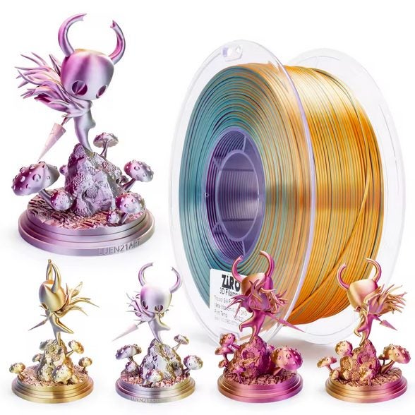 Ziro PLA Tri-Colour Silk - Metal Blossom Carousel 1