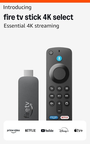 Amazon Fire TV Stick 4K Select UHD Streaming Player with Alexa Carousel 2