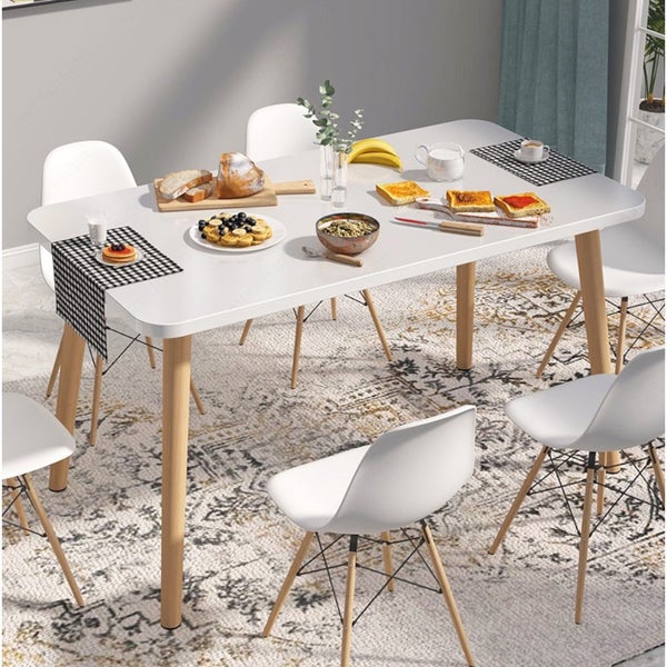 Dining Tables Kitchen Desks 120x60cm Wooden Modern Minimalist - NZ Stock Carousel 8