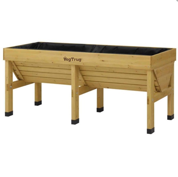 Planter Vegtrug Classic 1.8m Natural - 180cm × 78cm × 80cm High Carousel 2