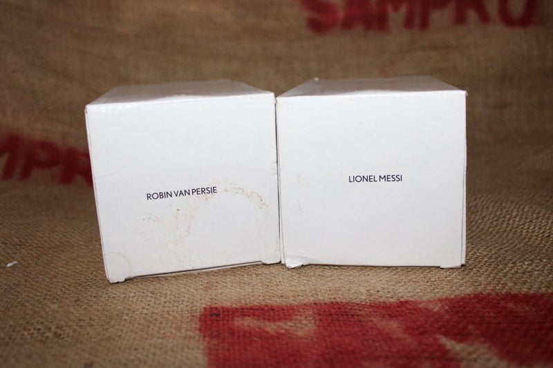 2x Pepsi Football Glasses - Robin Van Persie & Lional Messi Carousel 5