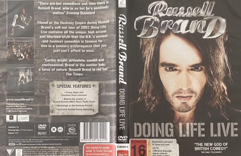 Russel Brand - Doing Life Live DVD #1821