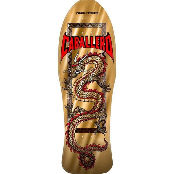 Powell Peralta Caballero Chinese Dragon 22 10" Skateboard Deck Carousel 1