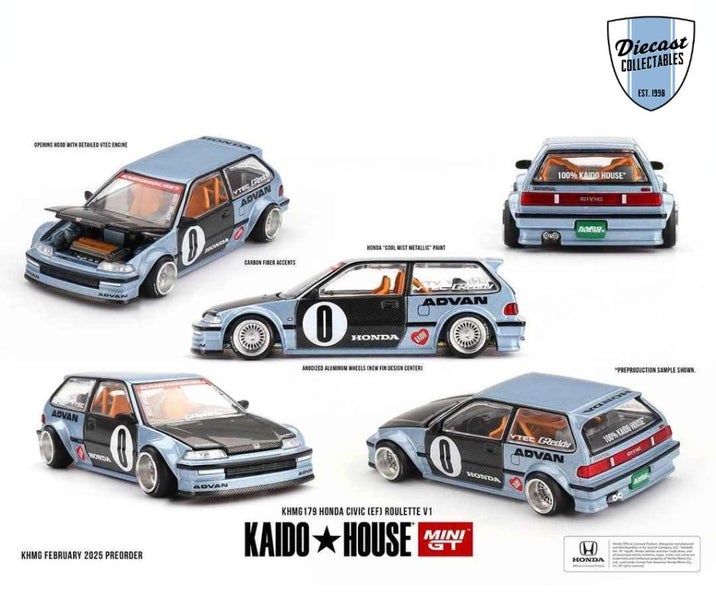 Sealed 179 Honda Civic (EF) Roulette V1 Carousel 2