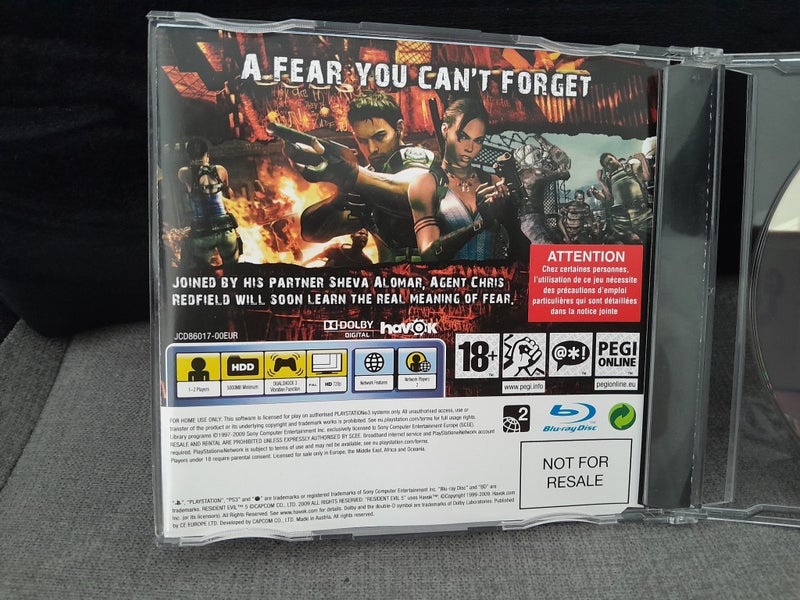 Resident Evil 5 **rare promo** Carousel 3