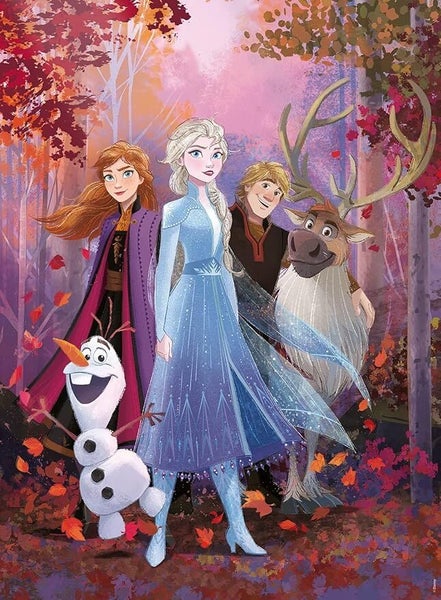 Ravensburger Puzzle 100pc XXL - Disney Frozen Elsa and Her Friends Carousel 2